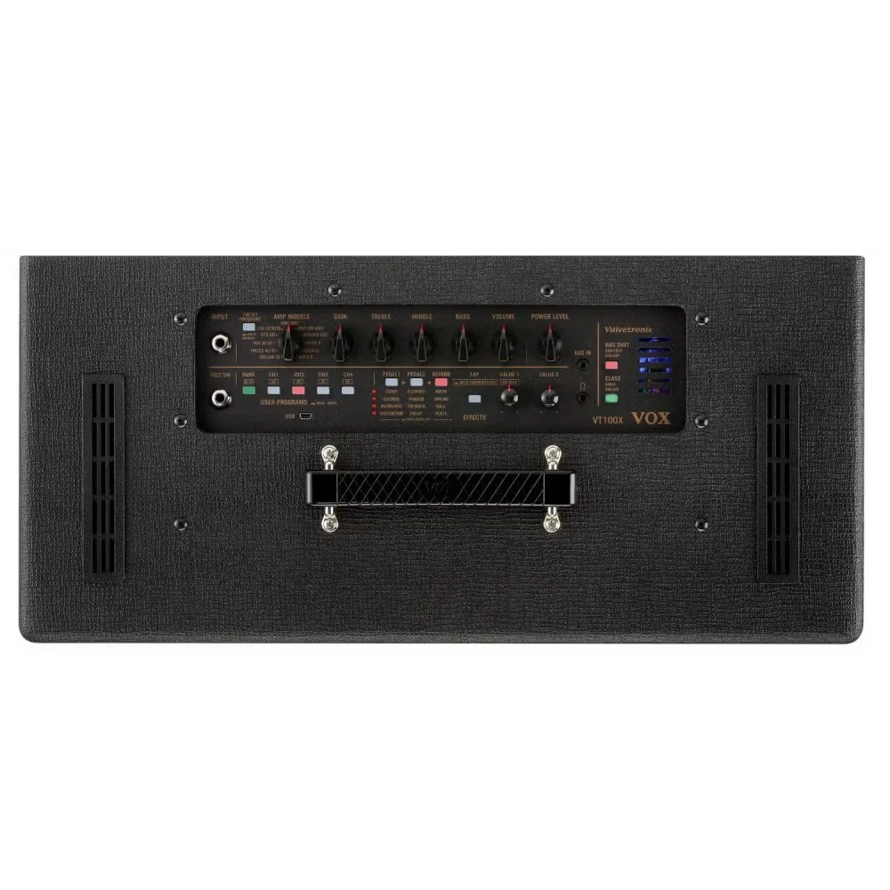 Vox VT100X Valvetronix Hybrid Guitar Amp Combo with Valve Preamp 1x12in Speaker (100w) - Image 3