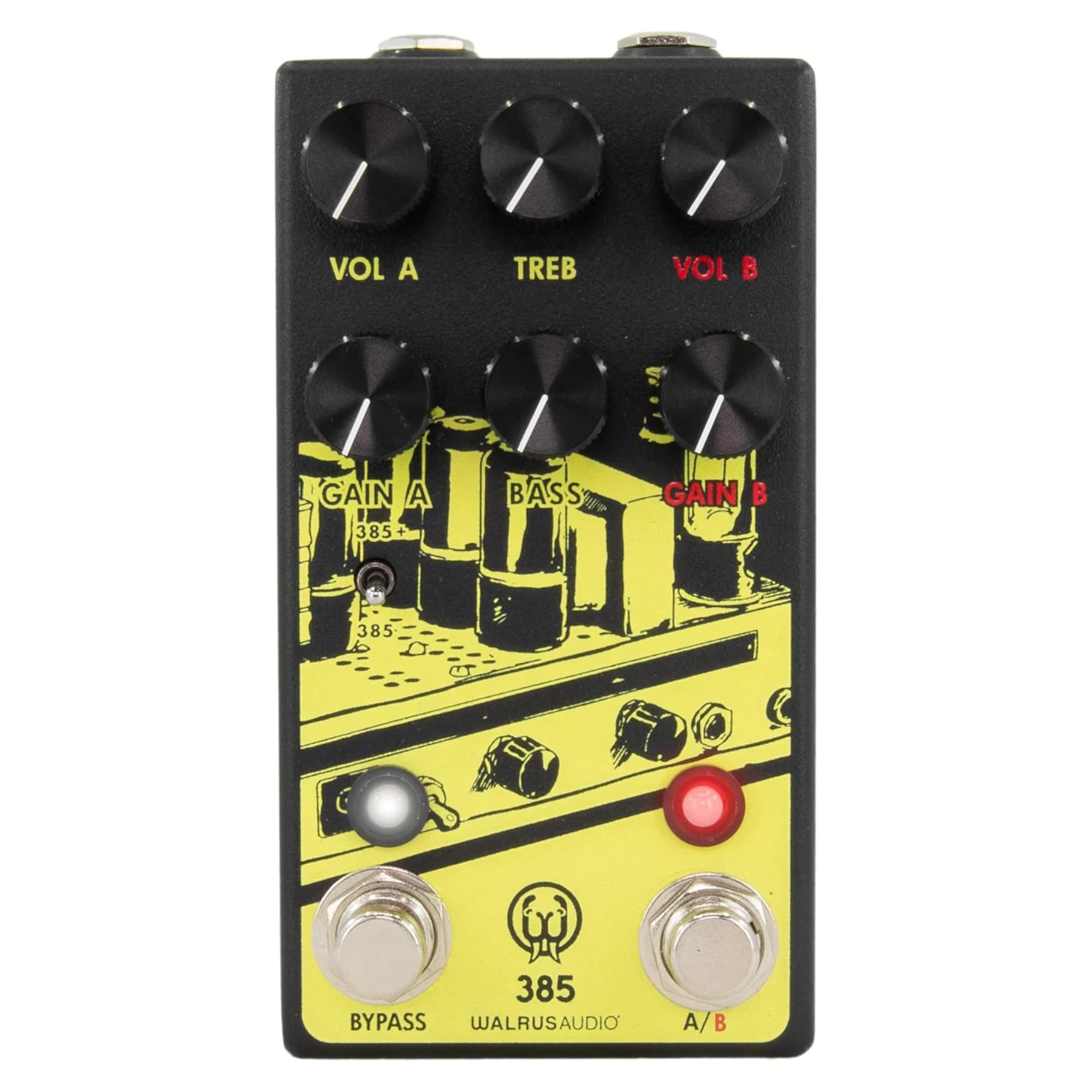 Walrus Audio 385 Overdrive mkII Effects Pedal - Yellow