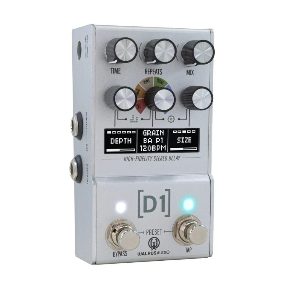 Walrus Audio Mako Series MKII D1 High-Fidelity Delay Effects Pedal - Image 3
