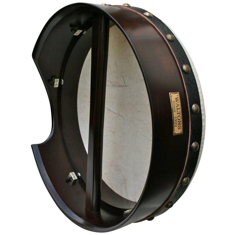 Waltons 16in Tunable Bodhran - Dark Mahogany - Image 3