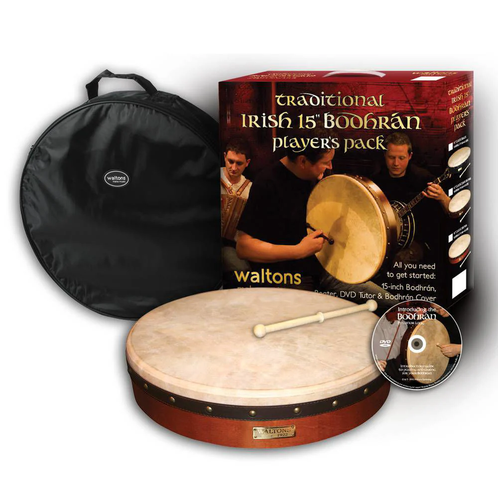 Waltons DWP19415 15in Plain Head Bodhran Pack - Image 2