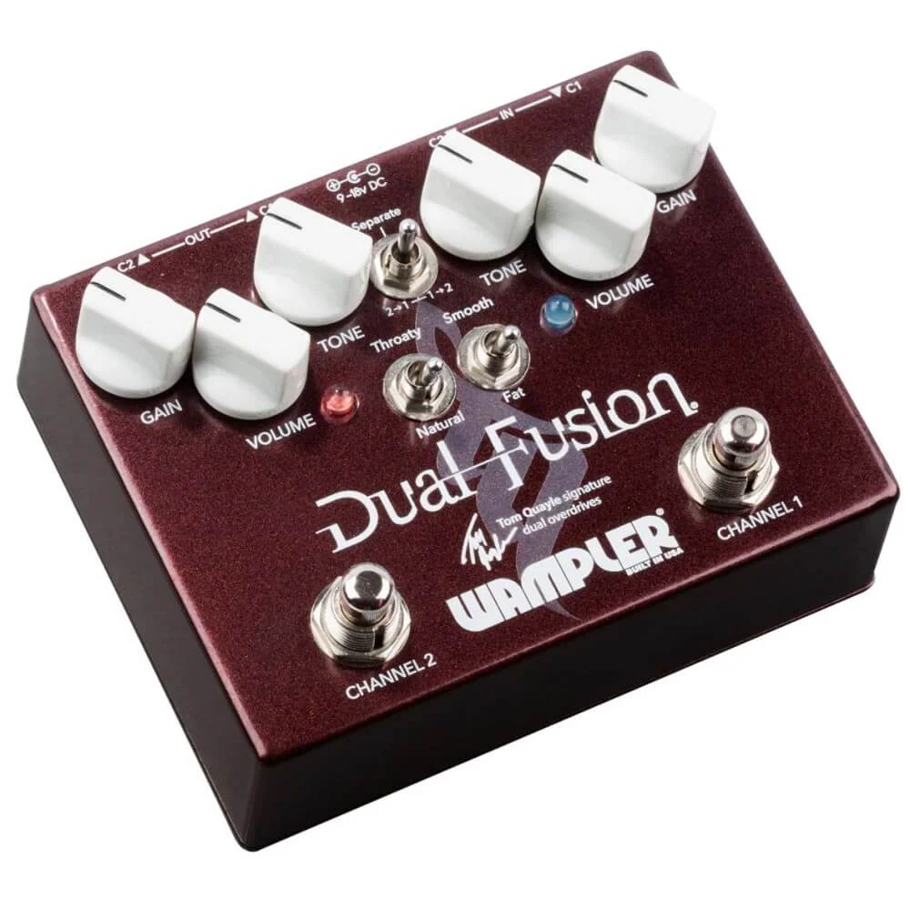 Wampler Dual Fusion Tom Quayle Signature Dual Overdrive Guitar Effect Pedal - Image 2