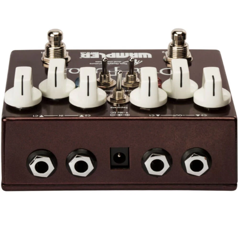 Wampler Dual Fusion Tom Quayle Signature Dual Overdrive Guitar Effect Pedal - Image 3