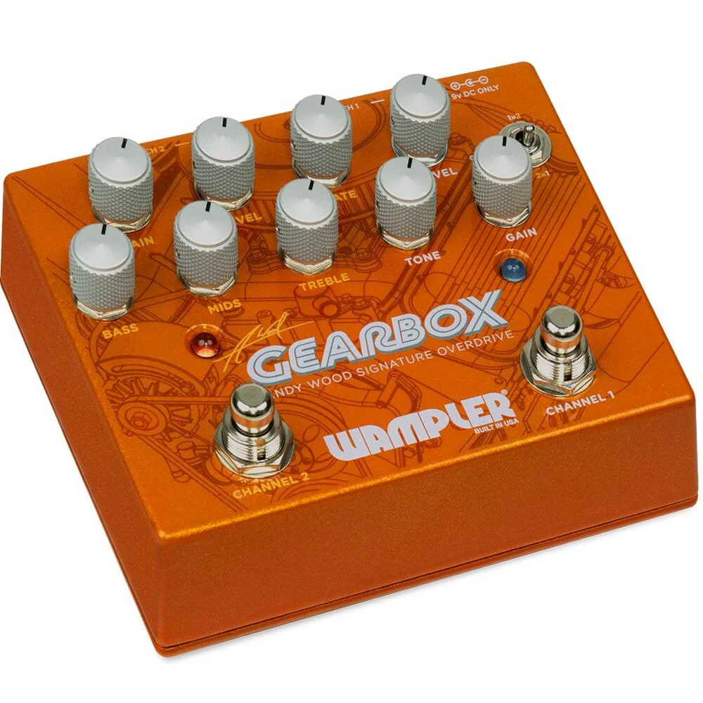 Wampler Gearbox Andy Wood Signature Dual Overdrive Guitar Effect Pedal - Image 2
