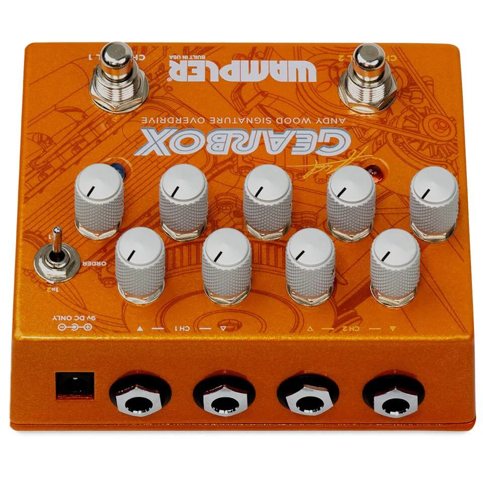 Wampler Gearbox Andy Wood Signature Dual Overdrive Guitar Effect Pedal - Image 3