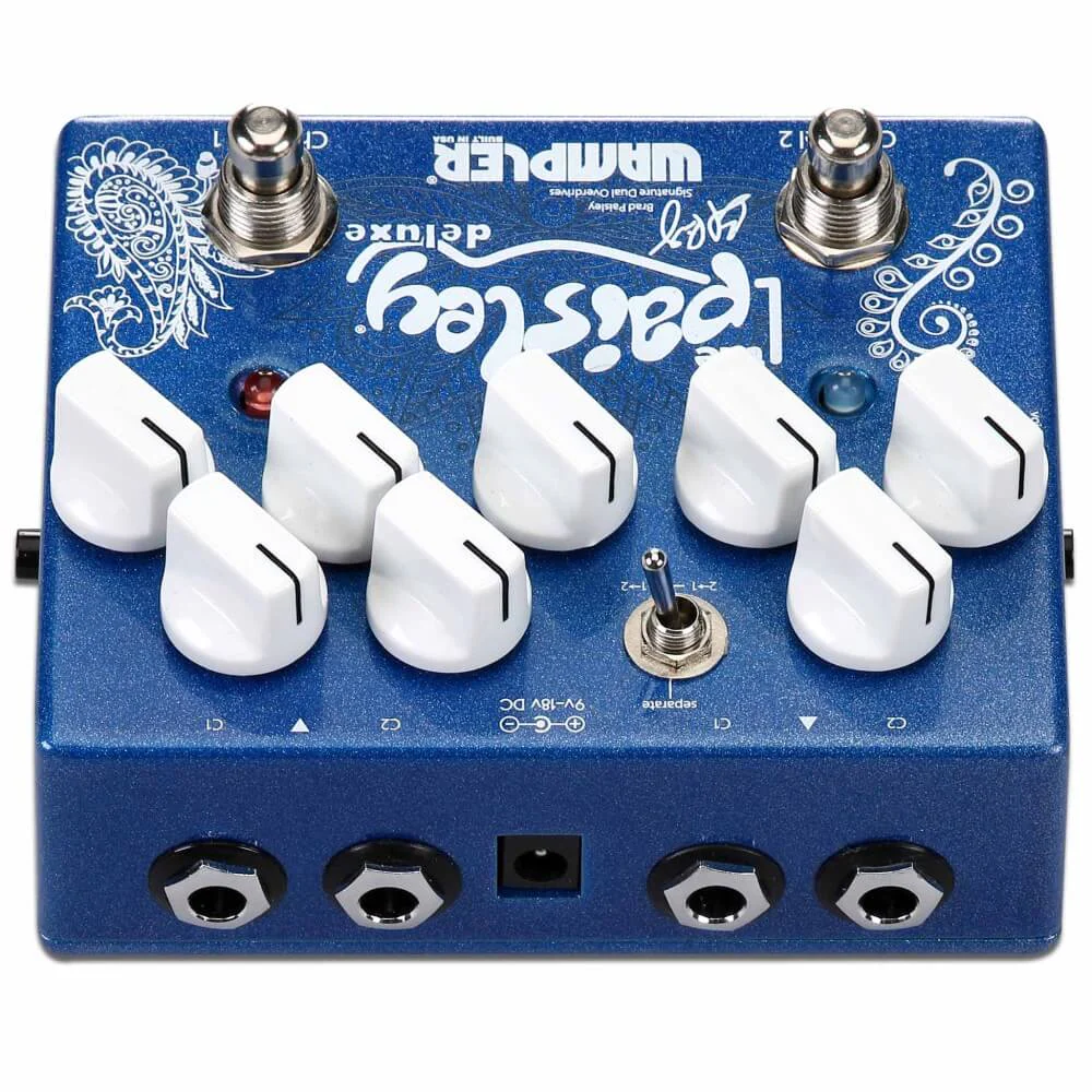 Wampler Paisley Deluxe Brad Paisley Signature Dual Overdrive Guitar Effect Pedal - Image 4