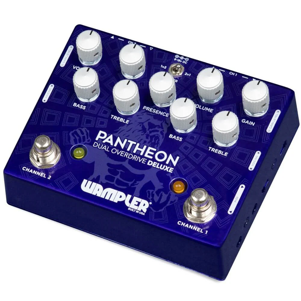 Wampler Pantheon Deluxe Dual Overdrive Guitar Effect Pedal - Image 2