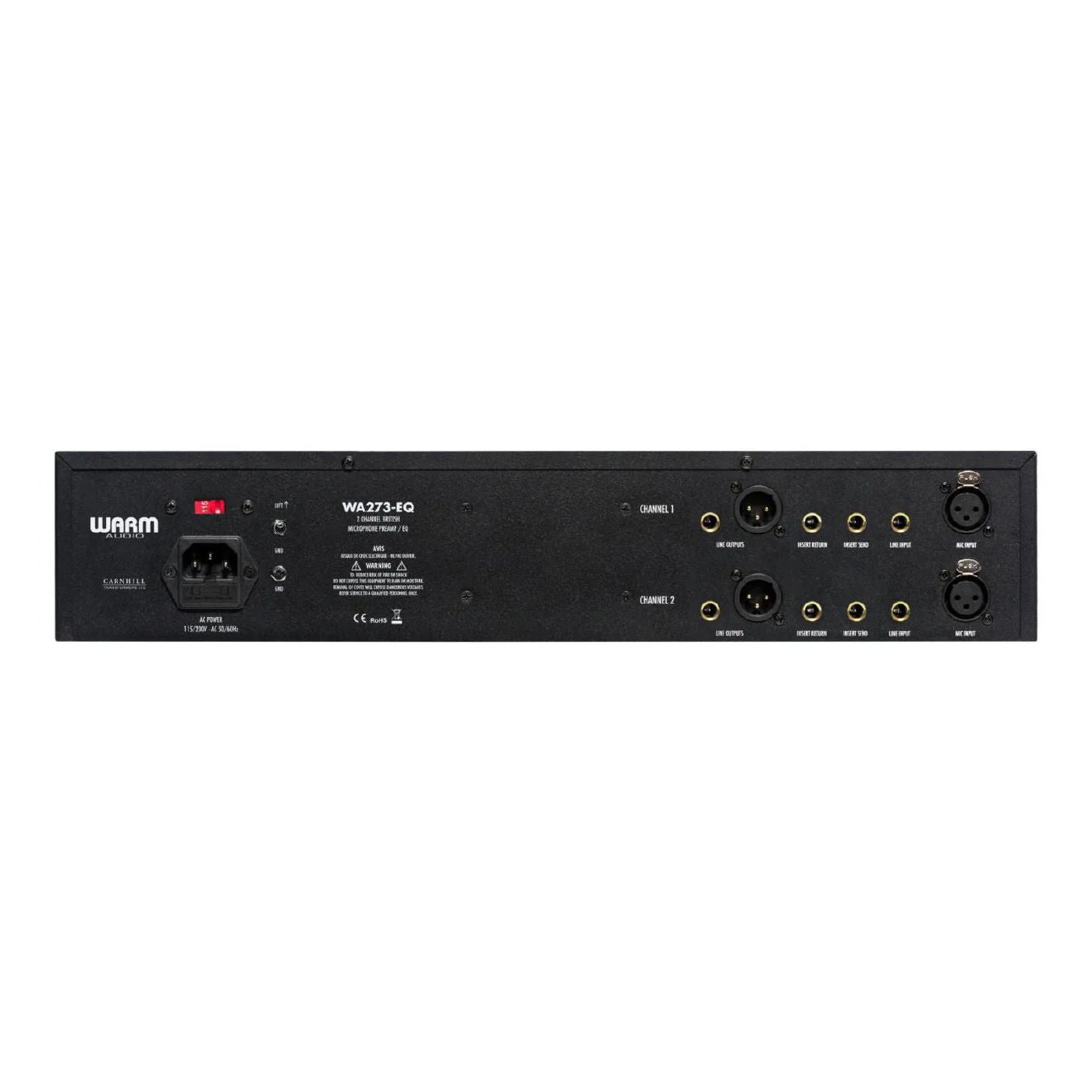 Warm Audio WA273-EQ 2 Channel British Microphone Preamp with EQ (WA273EQ) - Image 3