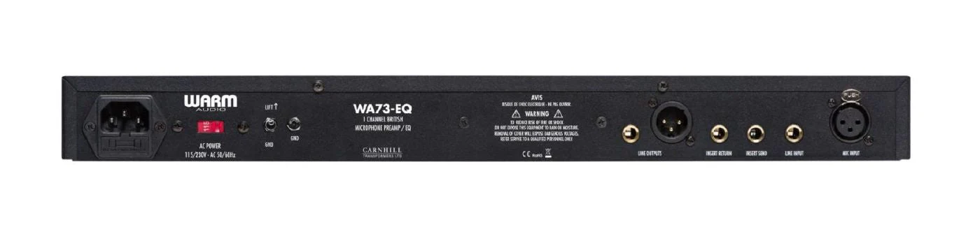 Warm Audio WA73-EQ Channel British Microphone Preamp with EQ (WA73EQ) - Image 3