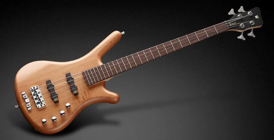 Warwick Corvette Basic 4-String Bass Guitar in Natural Transparent Satin - Image 4