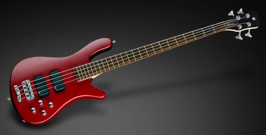 Warwick Rockbass Streamer Standard 4 String Bass Guitar Burgundy Red Trans Satin - Image 2