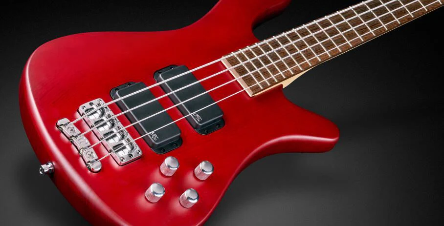 Warwick Rockbass Streamer Standard 4 String Bass Guitar Burgundy Red Trans Satin - Image 3