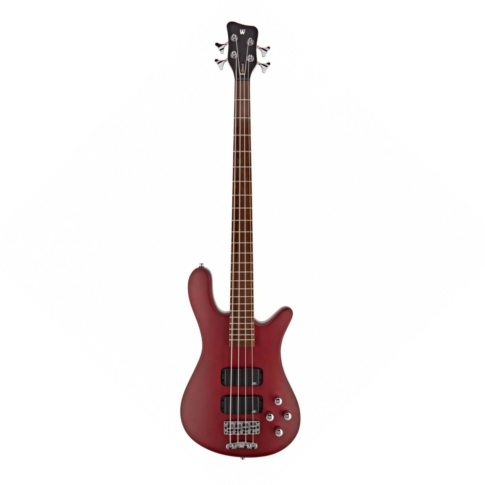 Warwick Rockbass Streamer Standard 4 String Bass Guitar Burgundy Red Trans Satin - Image 5