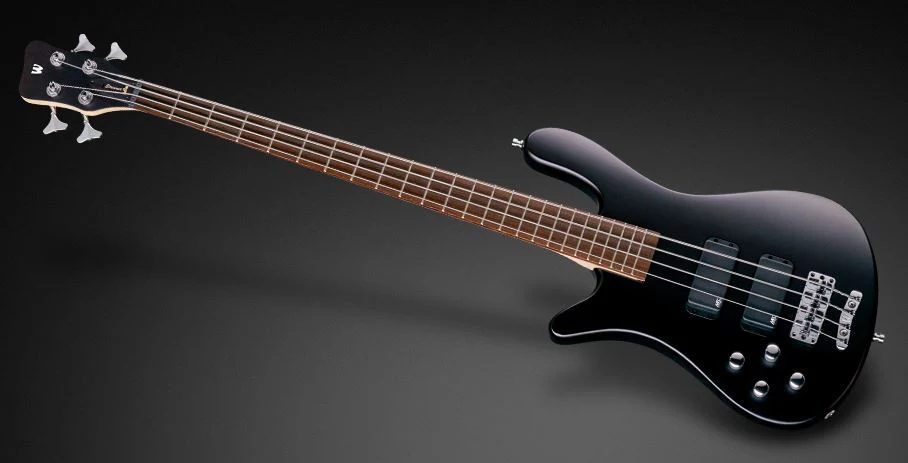 Warwick RockBass Streamer STD 4-String Left-Handed Bass Guitar in Nirvana Black Transparent Satin - Image 4