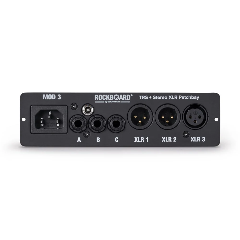 Warwick Rockboard Module 3 Pedalboard Patchbay (XLR,TRS)