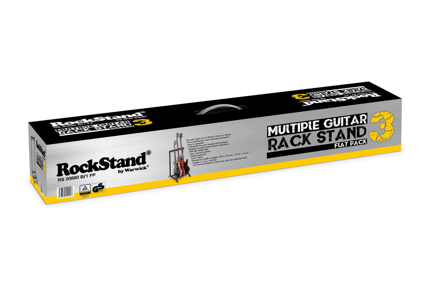Warwick RockStand Mutiple 3 Flat Pack Guitar Stand - Image 8