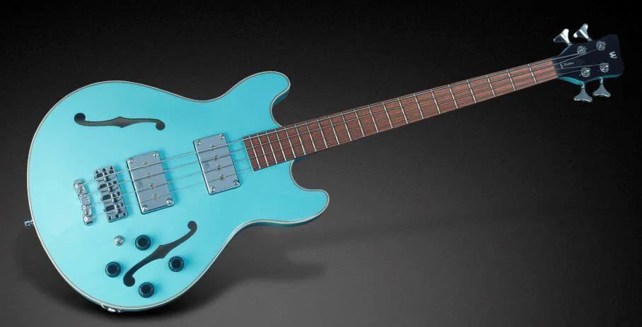 Warwick Star Bass 4-String Bass Guitar in Solid Daphne Blue High Polish - Image 2