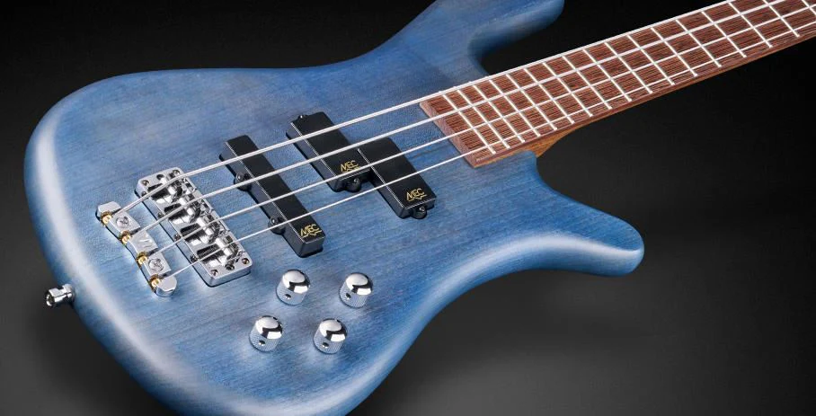 Warwick Streamer LX 4-String Bass Guitar in Ocean Blue Transparent Satin - Image 6