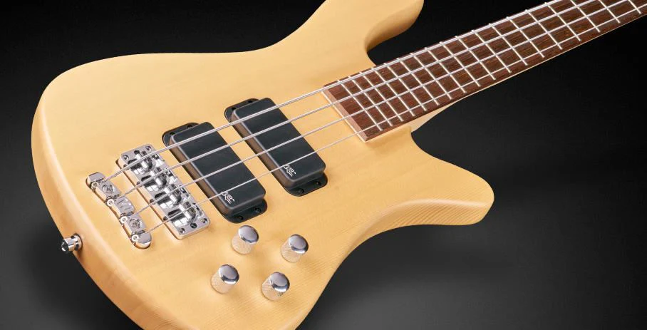 Warwick Streamer Standard 4-String Bass Guitar in Natural Transparent Satin - Image 2