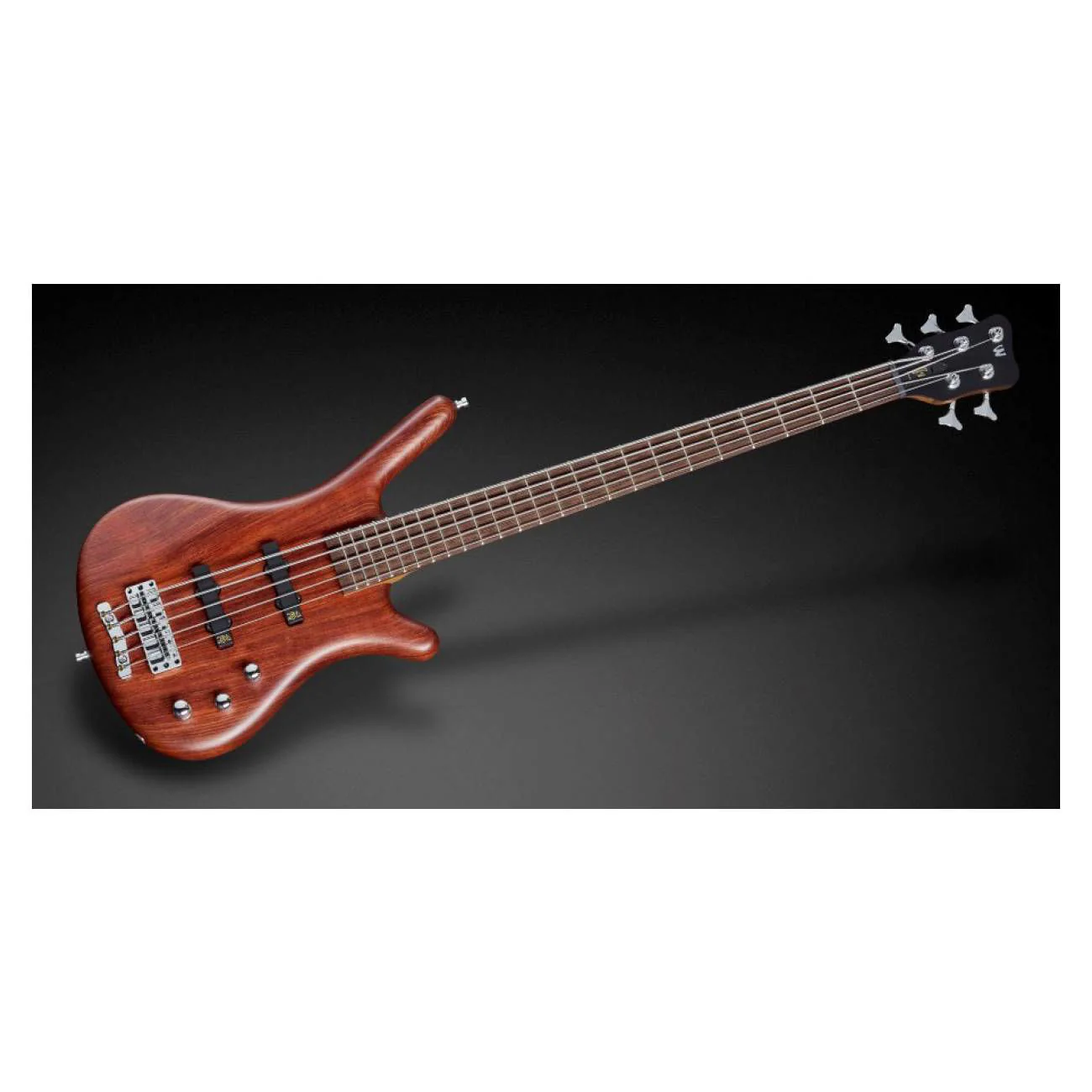 Warwick TeamBuilt Corvette Bubinga 5-String Bass Guitar - Natural Transparent Satin - Image 2