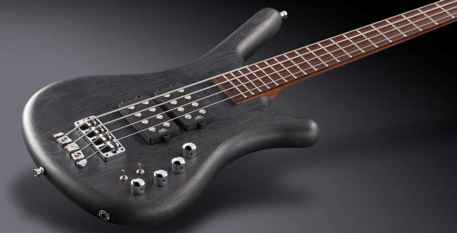 Warwick Teambuilt Pro Series Corvette 4-String Bass Guitar in Nirvana Black Transparent Satin - Image 6