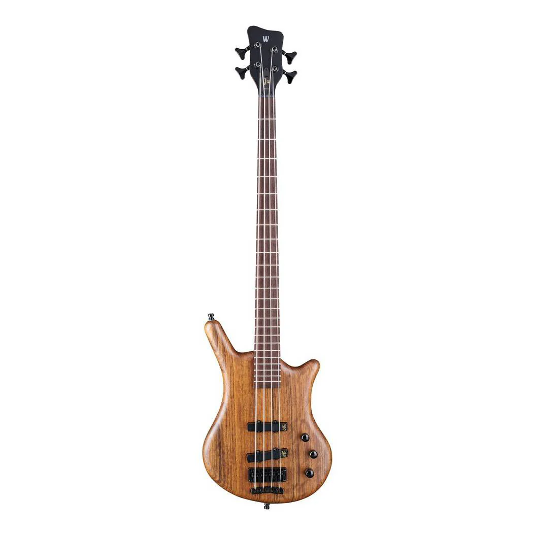 Warwick Teambuilt Pro Series Thumb BO 4-String Bass Guitar in Natural Transparent Satin with Black Hardware - Image 4