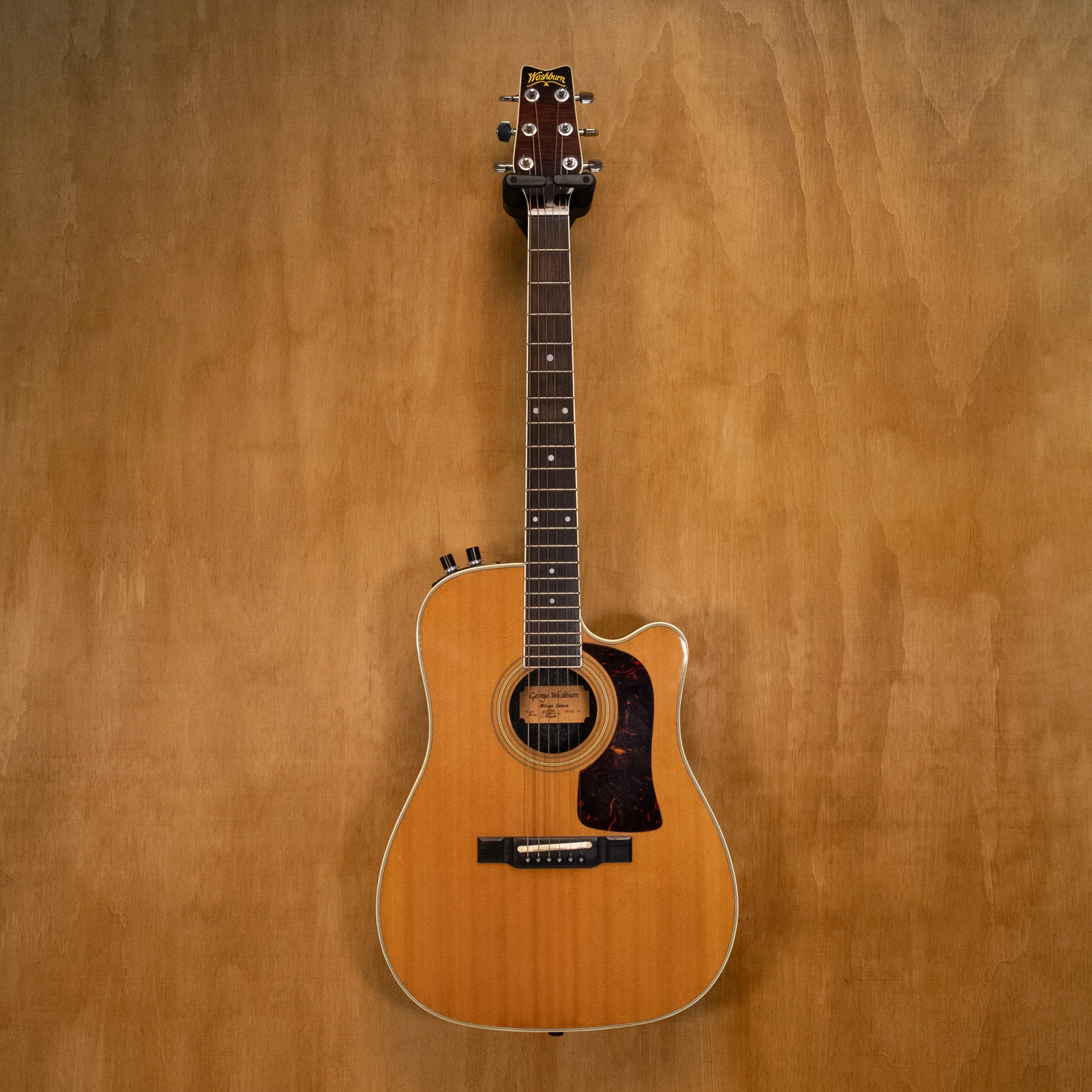 Washburn Mirage Deluxe Solid Acoustic Guitar 1980s Made in Japan (835353) - Preloved