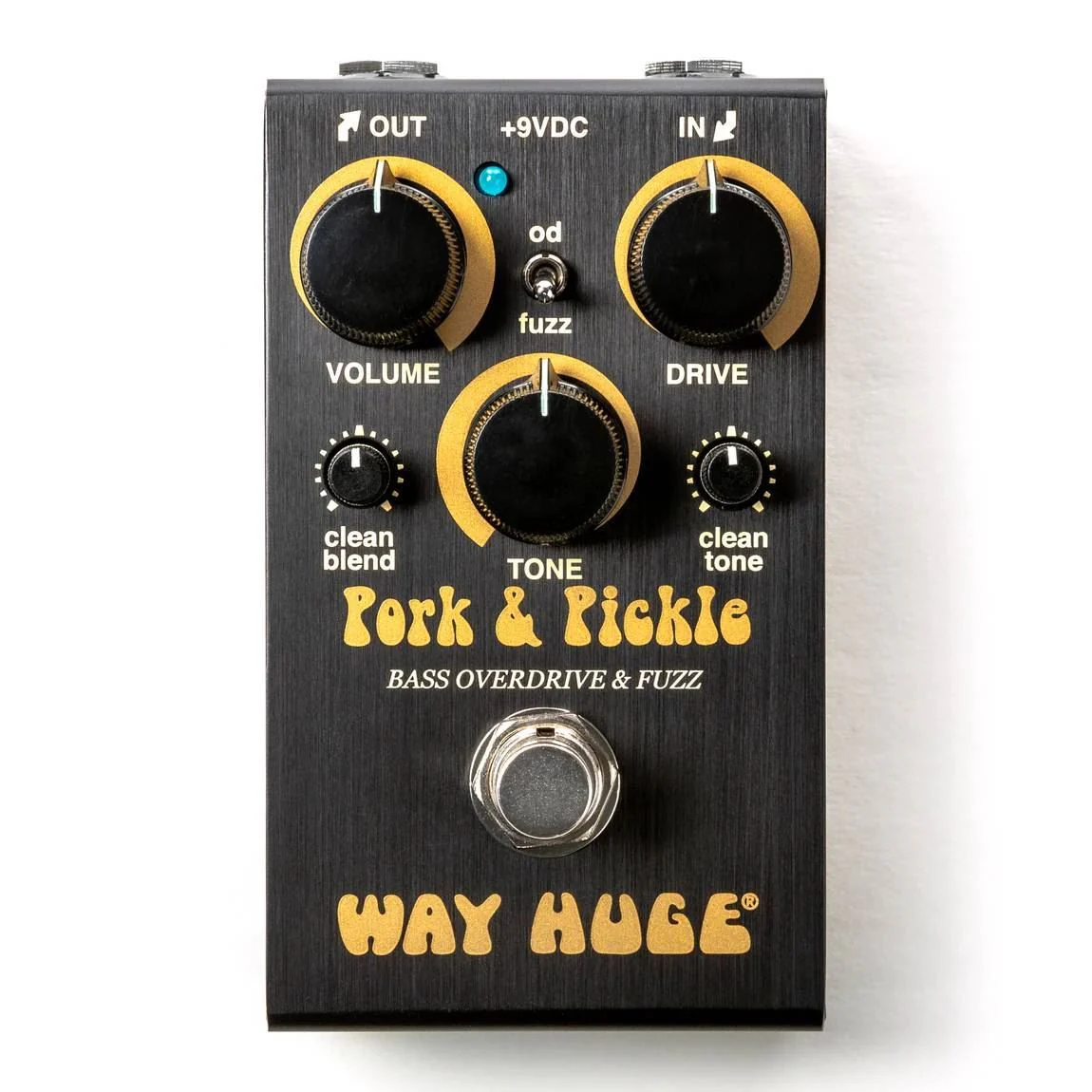 Way Huge WM91 Smalls Pork and Pickle Bass Overdrive And Fuzz Effects Pedal - Image 5