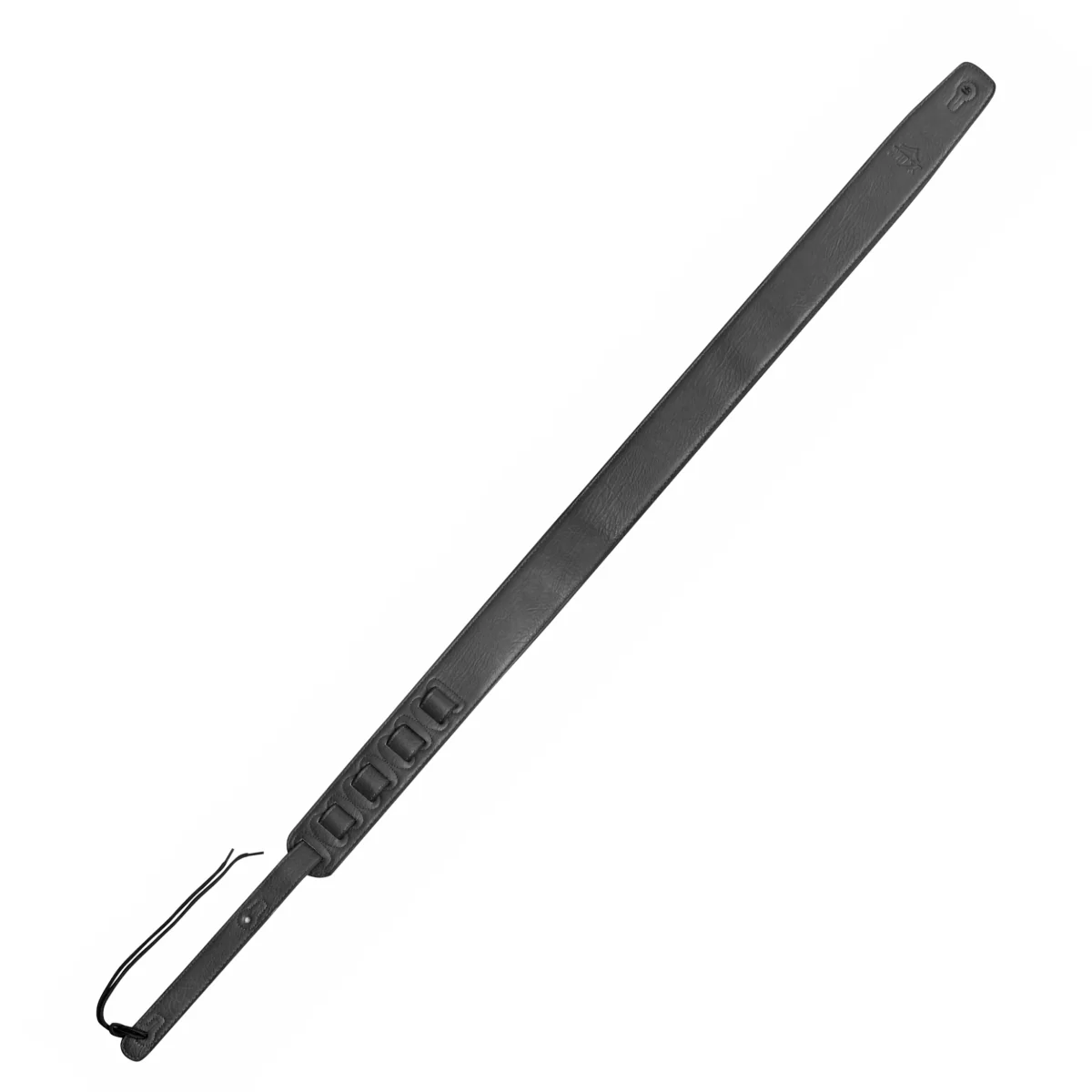 XTR 2.5" Classic Soft Padded Leather Guitar Strap - Black - Image 4