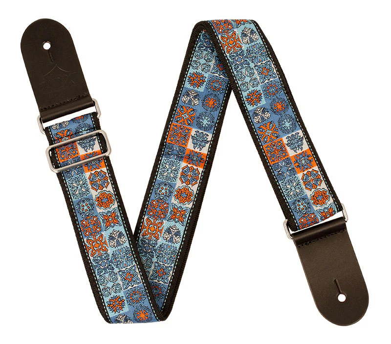 XTR - 2 Deluxe Woven Jacquard Poly Cotton Strap - Light Blue - Image 2