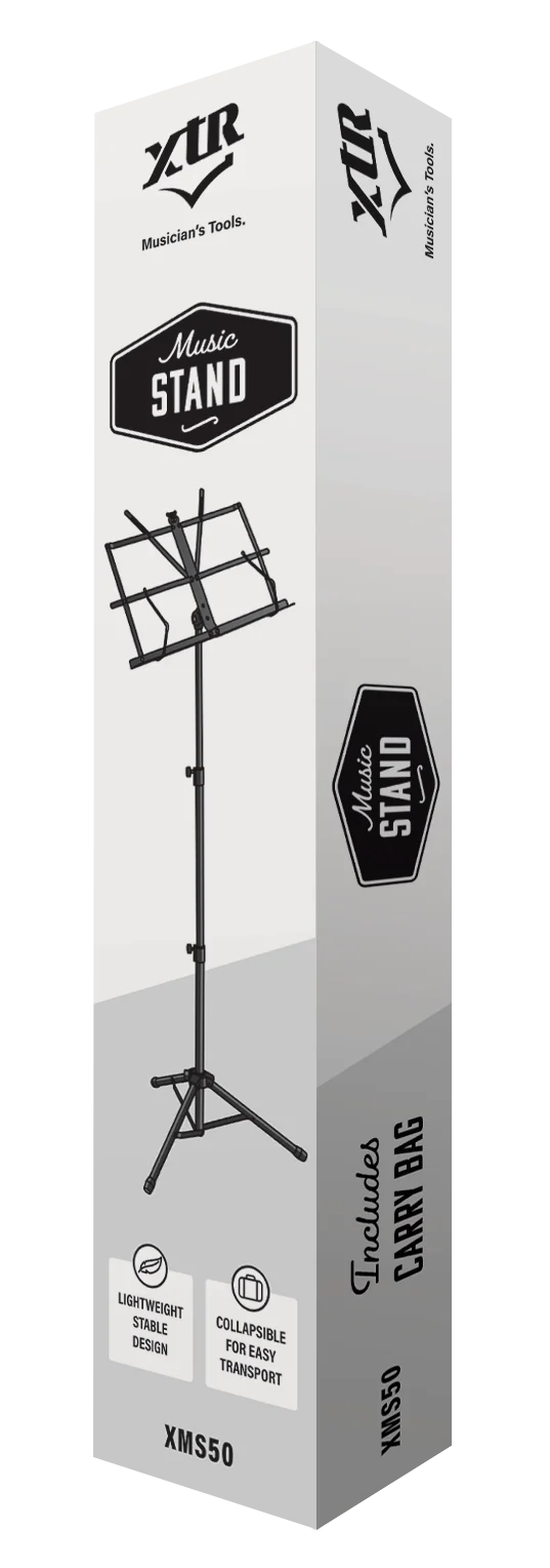 Xtr Black Plated Music Stand - Image 5