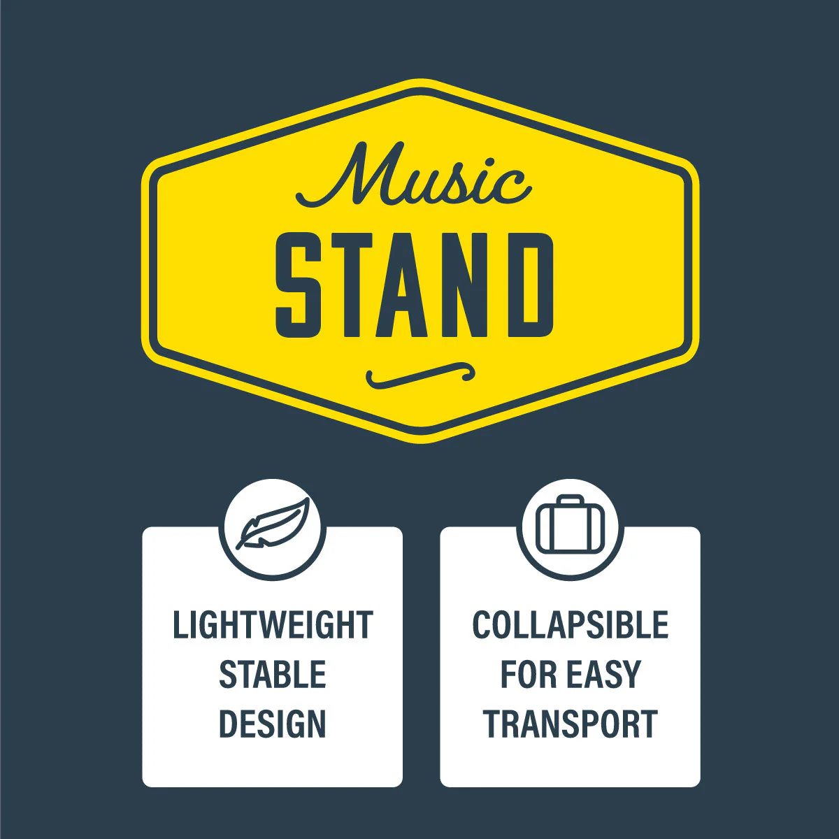 Xtr Black Plated Music Stand - Image 7