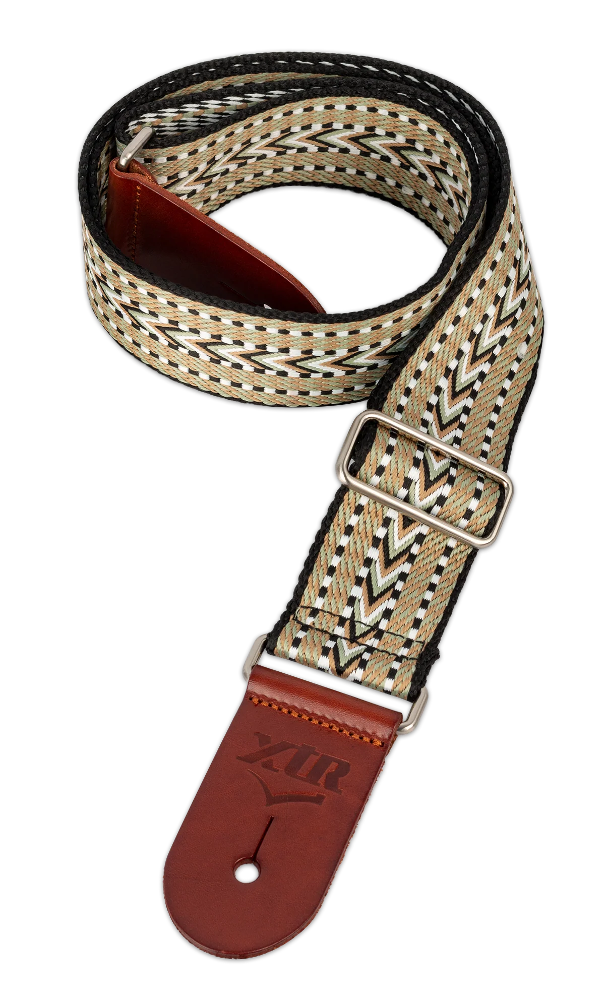 XTR LS420 Montana Series 2in Guitar Strap in Faded Green