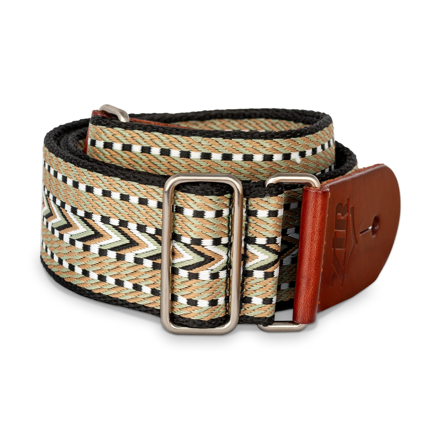 XTR LS420 Montana Series 2in Guitar Strap in Faded Green - Image 2