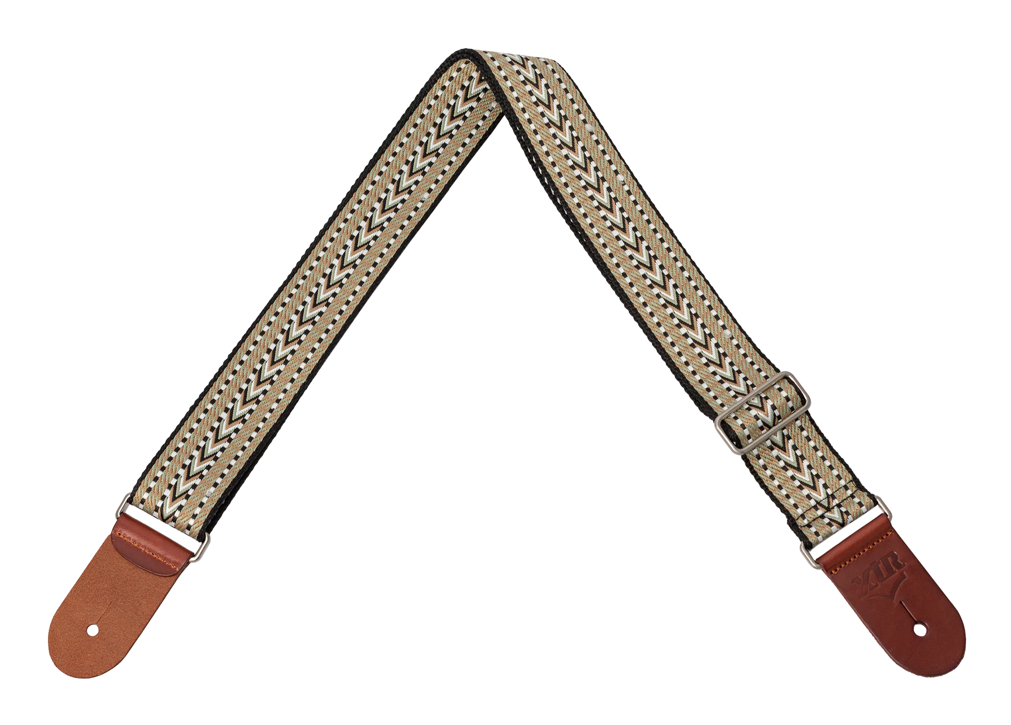 XTR LS420 Montana Series 2in Guitar Strap in Faded Green - Image 3