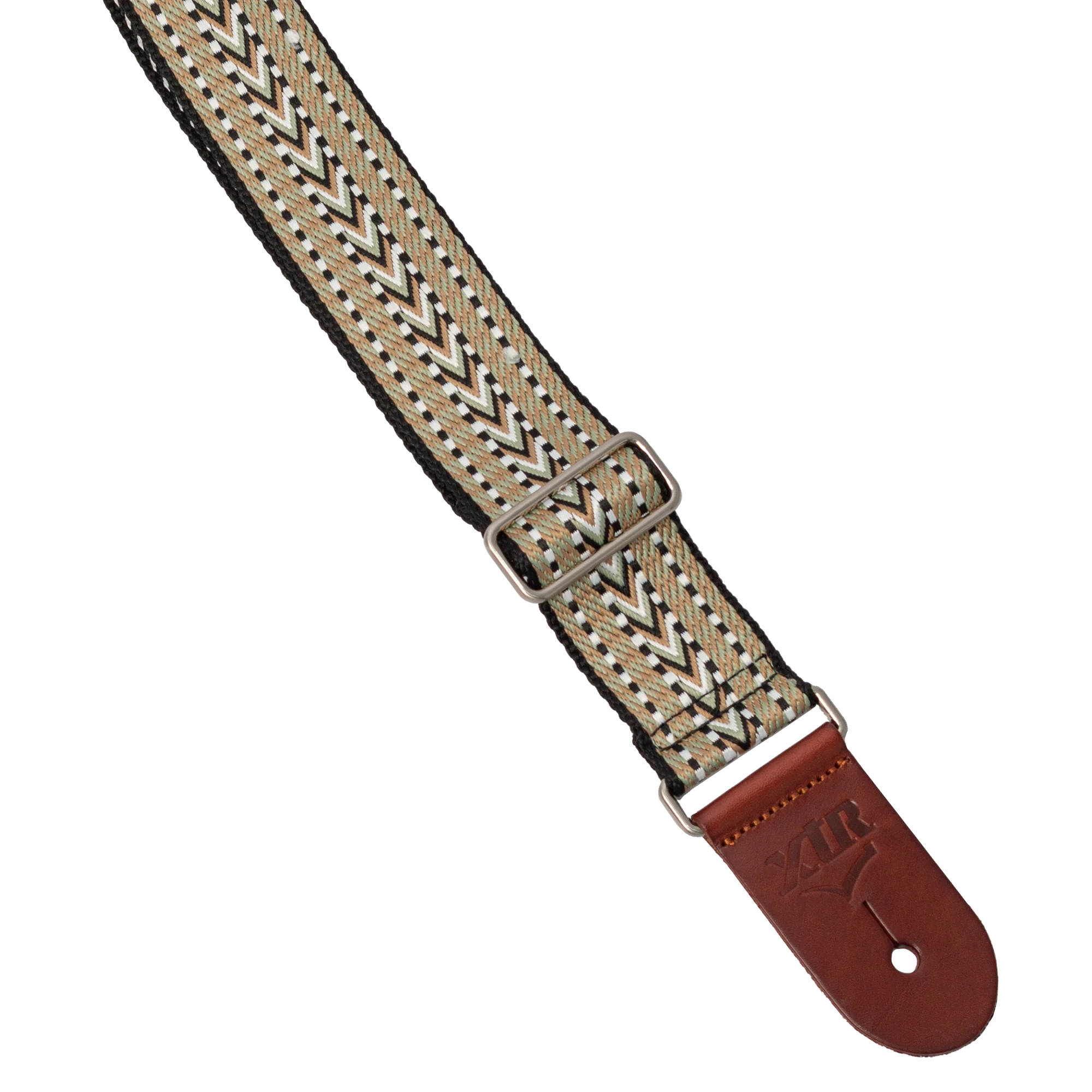 XTR LS420 Montana Series 2in Guitar Strap in Faded Green - Image 4