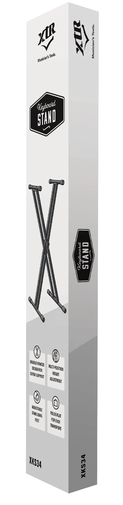 Xtr Square Tube 'X' Style Keyboard Stand - Image 5