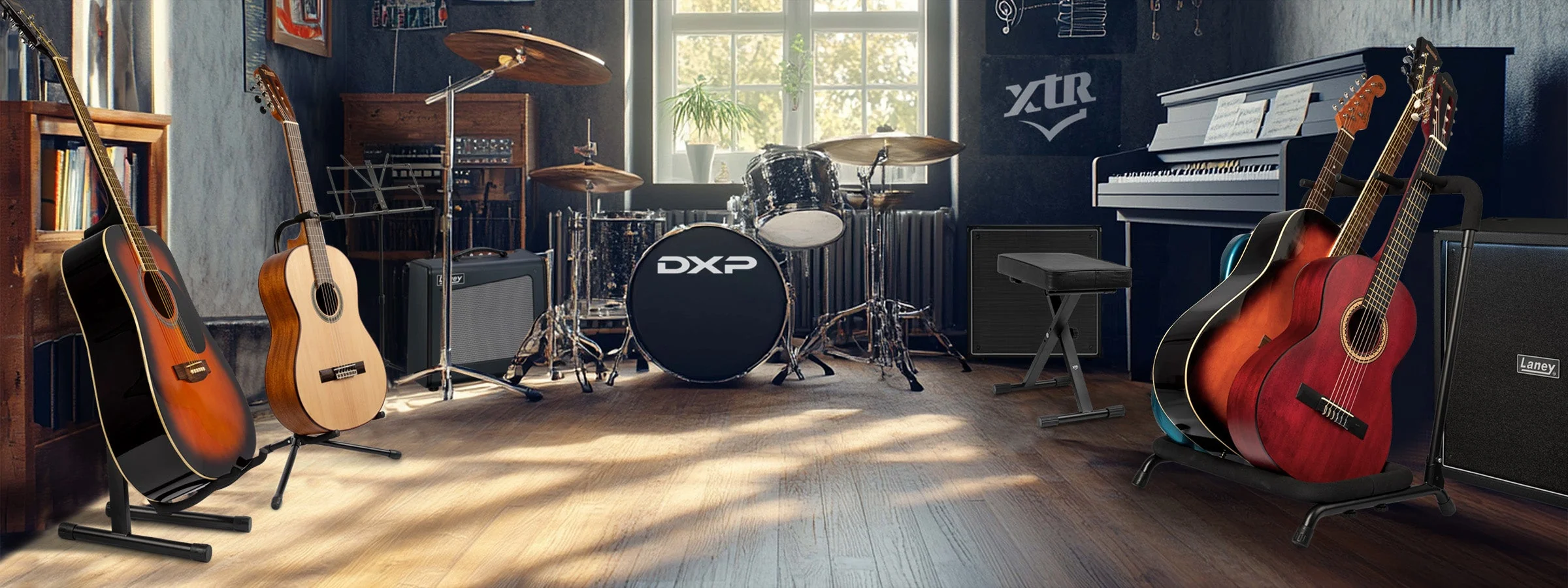 Xtr Tubular Style Guitar Stand - Image 9