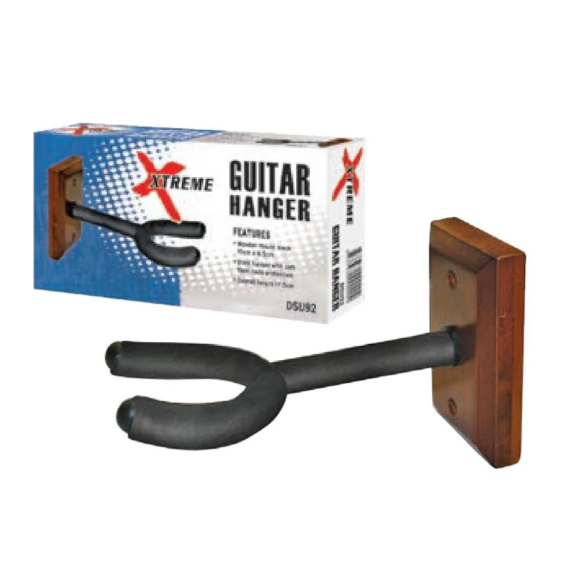 Xtreme DSU92 Woodblock Wall Mount Guitar Hanger - Image 3