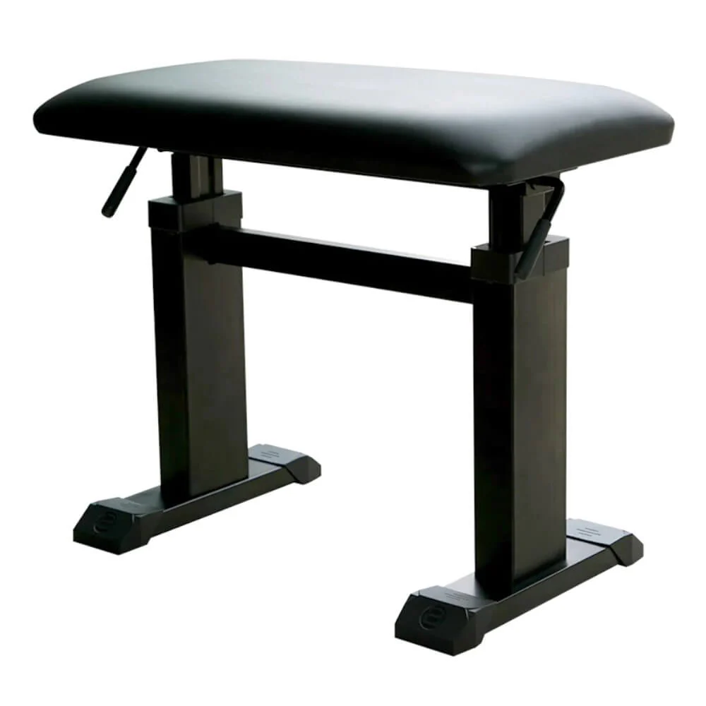 XTREME Easy-Lift Hydraulic Height-Adjustable Piano Stool - Black - Image 2