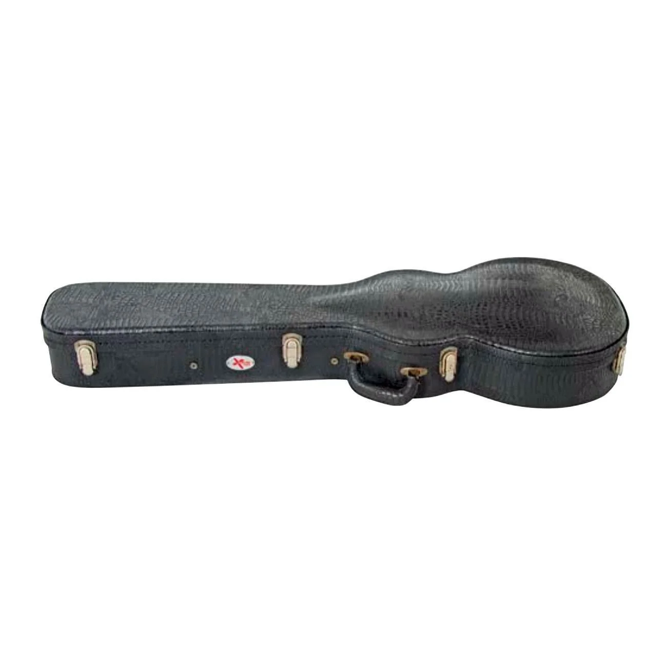 Xtreme HC3007 Les Paul Electric Guitar Hardcase -  Black Croc Vinyl - Image 2
