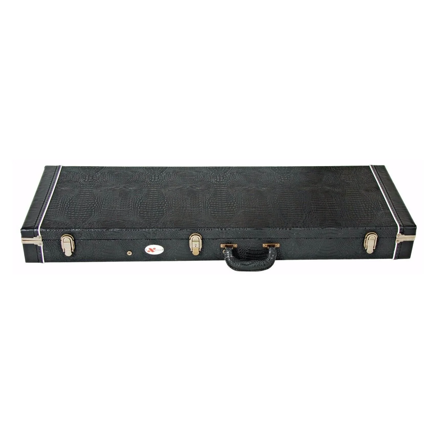 Xtreme HC3010 Rectangle Electric Guitar Hardcase -  Black Croc Vinyl - Image 2