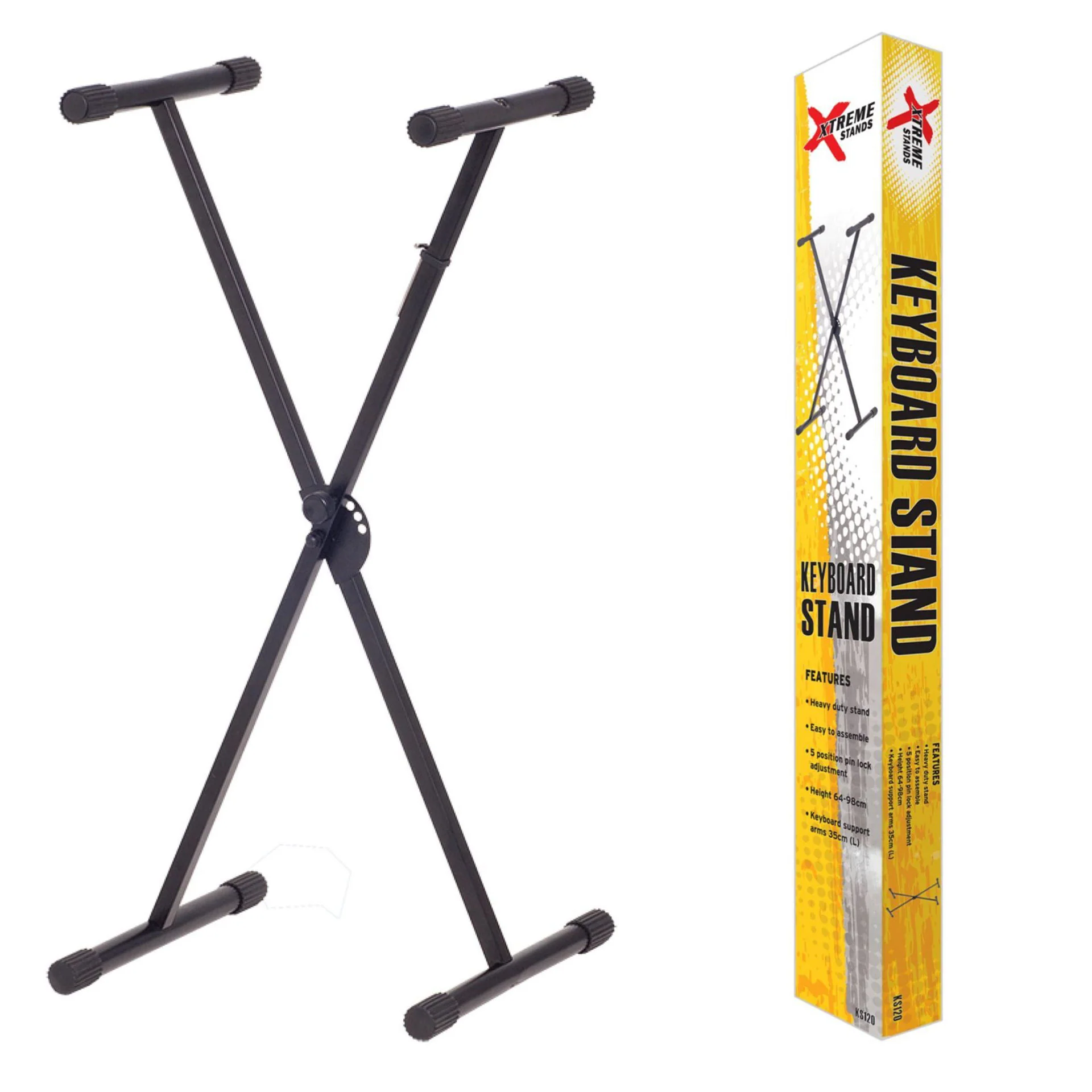 Xtreme KS120 Single Braced Keyboard Stand - Image 4