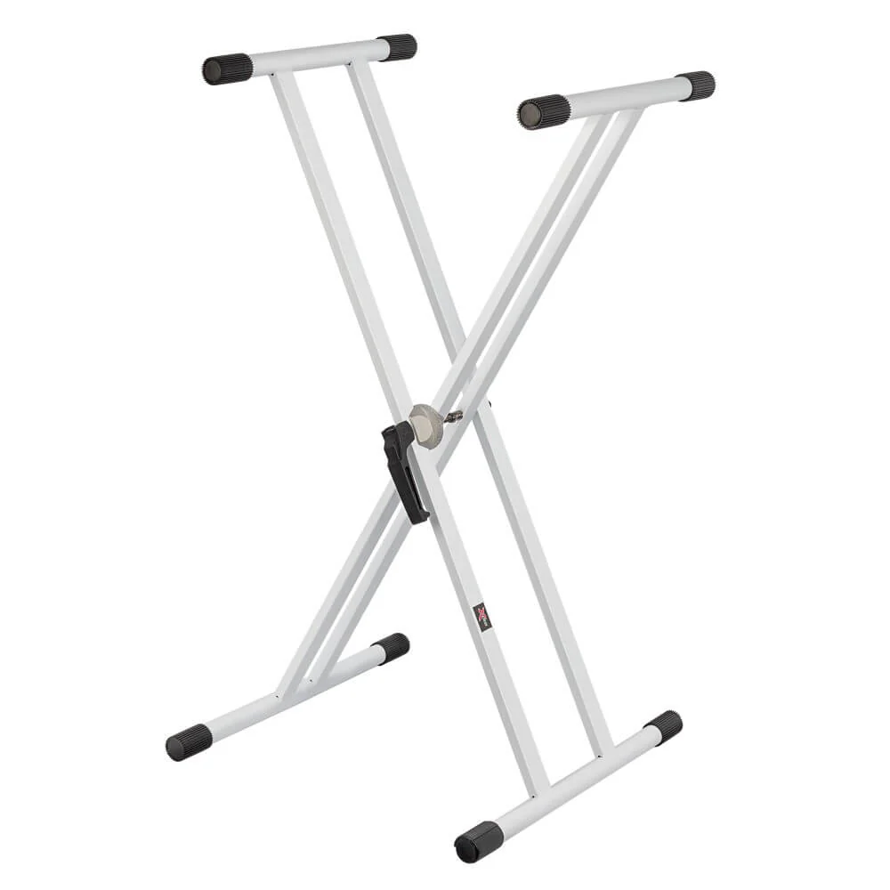 Xtreme KS168 Professional Heavy Duty Double-Braced Keyboard Stand - White - Image 6
