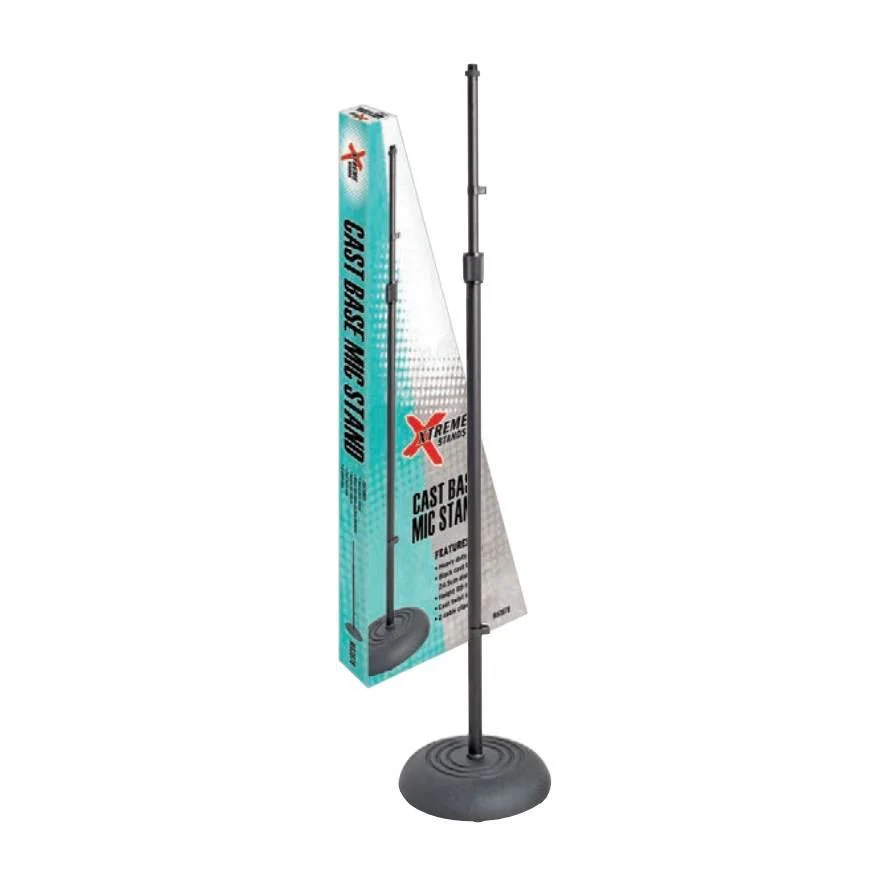 Xtreme MA367B Straight Microphone Floor Stand - Black - Image 3
