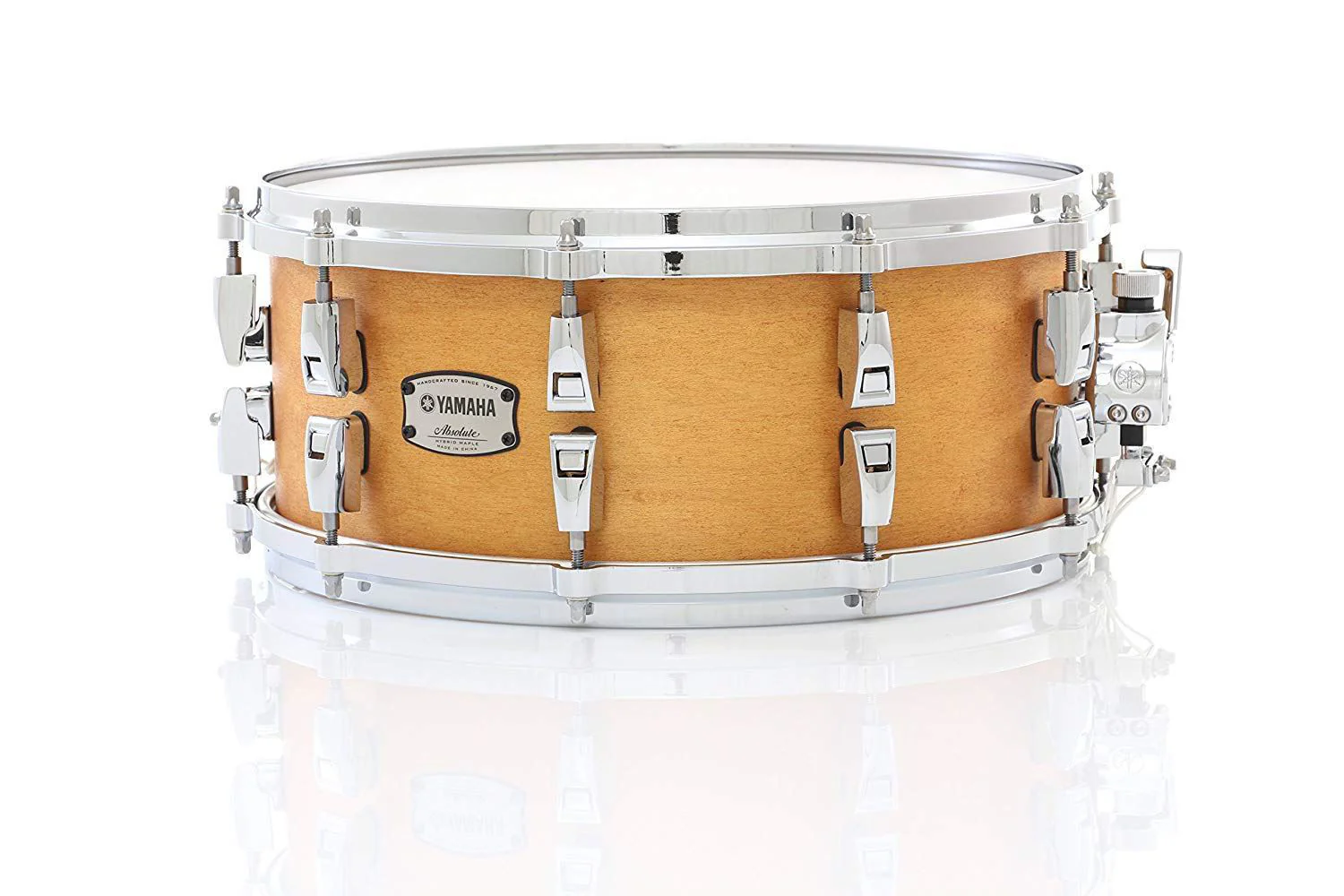 Yamaha 14 X 6 Absolute Hybrid Maple Snare Drum - Vintage Natural - Image 4