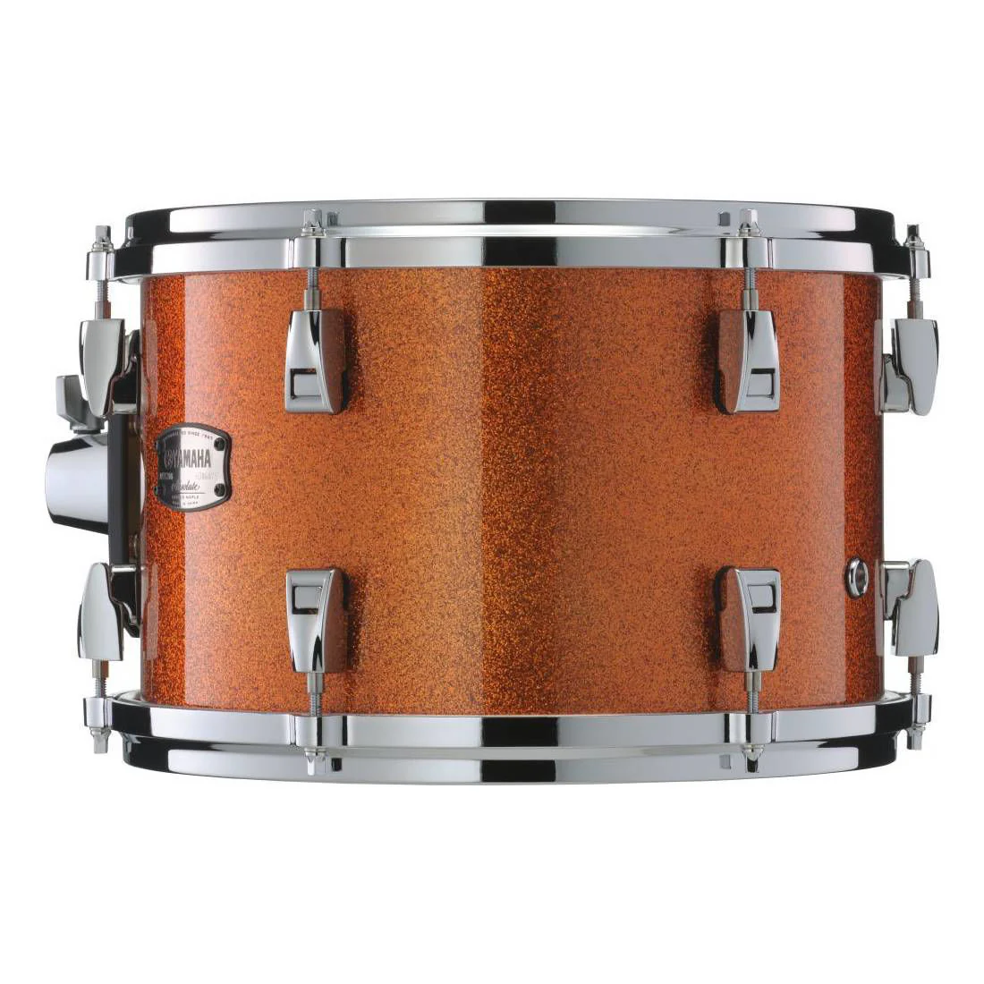Yamaha Absolute Hybrid Maple 12 x 8 Inch Rack Tom in Orange Sparkle