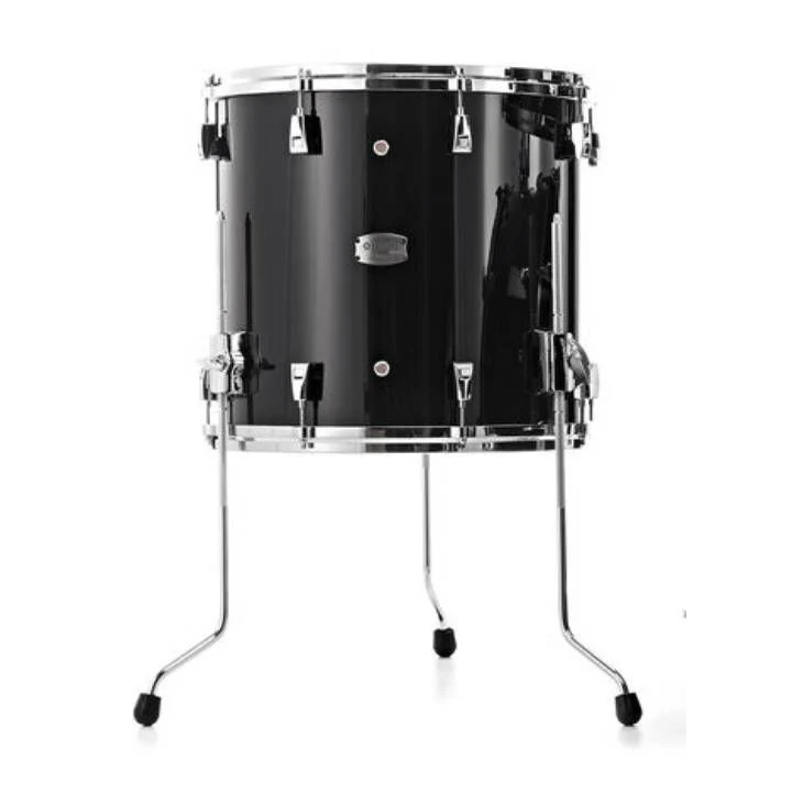 Yamaha Absolute Hybrid Maple 16 x 15 Floor Tom in Solid Black