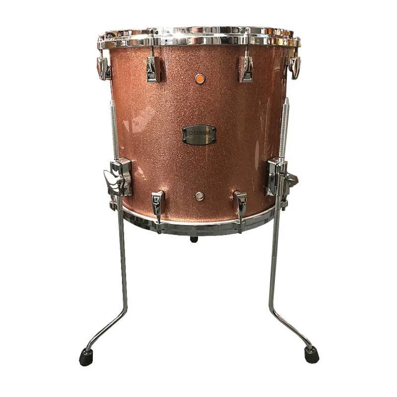 Yamaha Absolute Hybrid Maple 16 x 15 Inch Floor Tom in Pink Champagne Sparkle