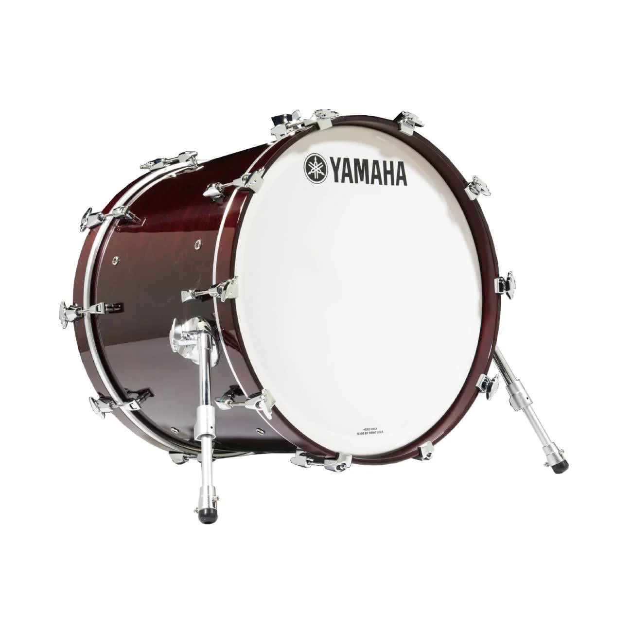 Yamaha Absolute Hybrid Maple 18 x 14 Inch Bass Drum in Classic Walnut - Image 3